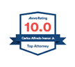 Avvo Rating | 10.0 | Carlos A. Ivanor | Top Attorney